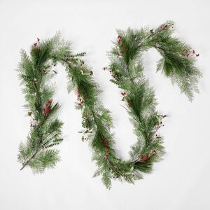 144" Christmas Garland Red/Green - Threshold desig Red/Green